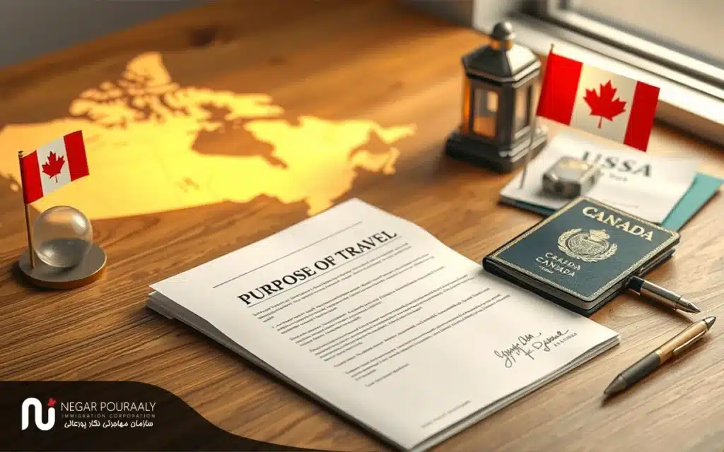 چطور یک نامه هدف از سفر به کانادا (Purpose of Travel) را حرفهای بنویسیم؟